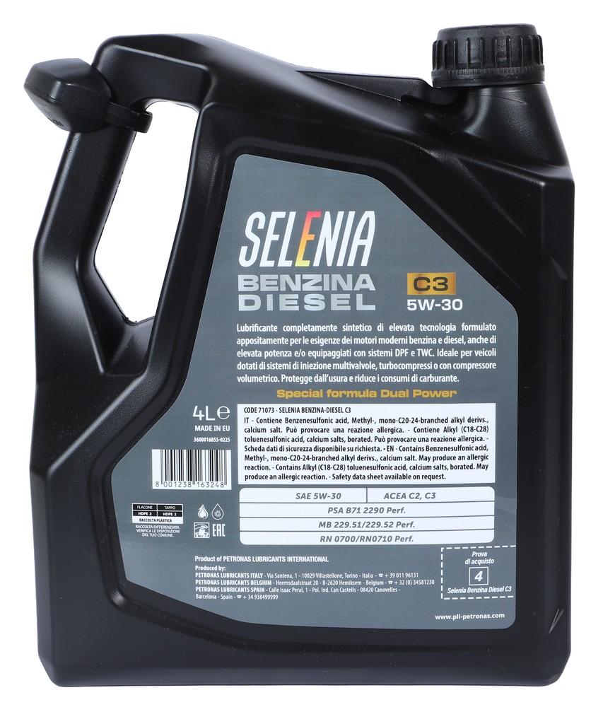 Olio Per Auto Selenia 5w30 4l - Foto 3