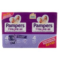 Pannolini Progressi Maxi, Taglia 4 (7-18 Kg) Pampers