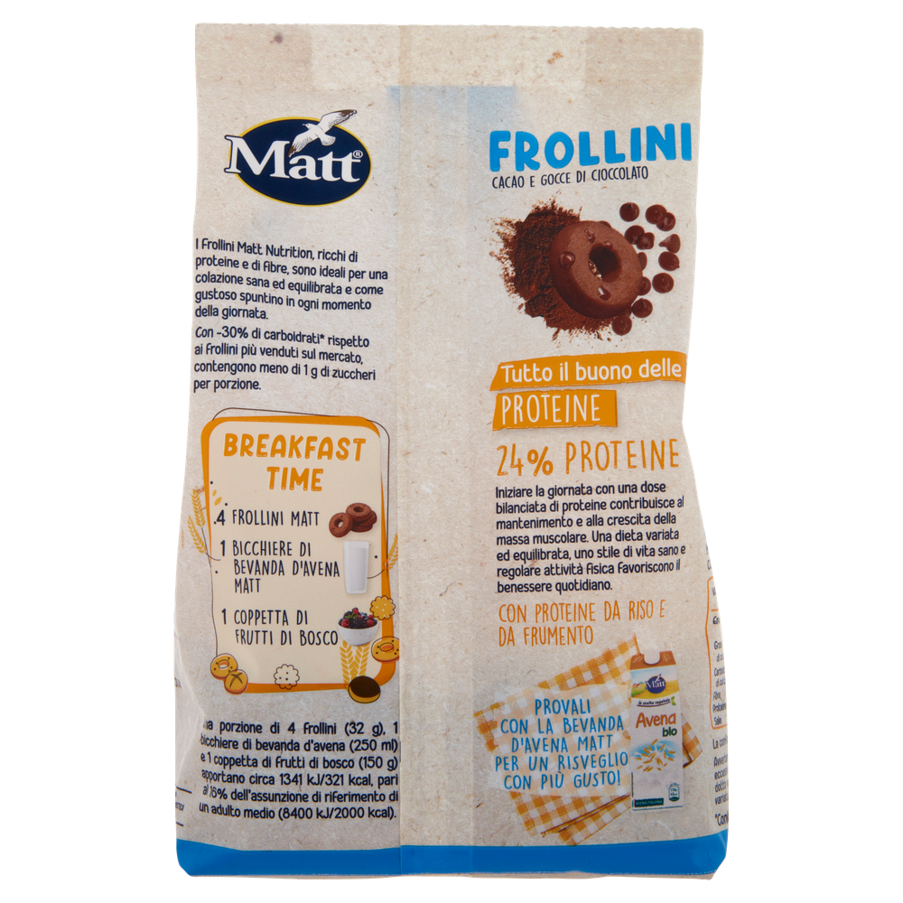 Frollini Cacao E Gocce Di Cioccolato Matt Nutrition - Foto 3