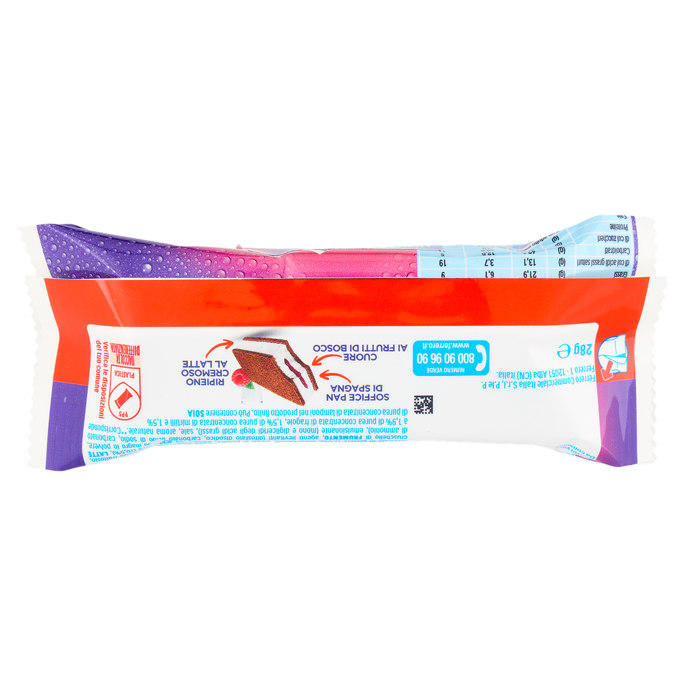 Kinder Fetta Al Latte Frutti Di Bosco 5x28gr Kinder - Foto 3