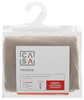 Federa Jersey Tinta Unita Cm50x80 Con Zip Beige Conf Da 2 Casa