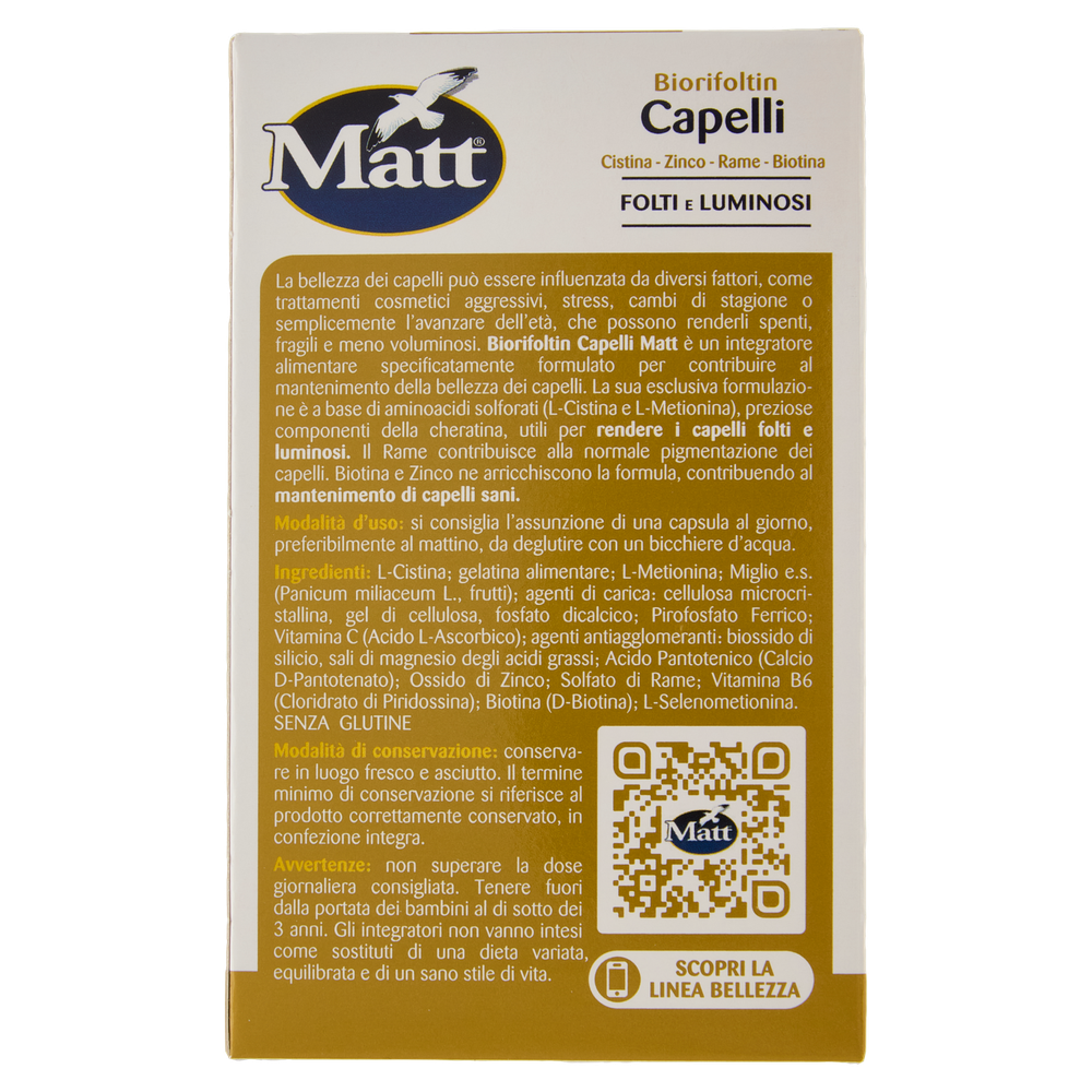 Biorifoltin Capelli Matt 30 Capsule - Foto 3