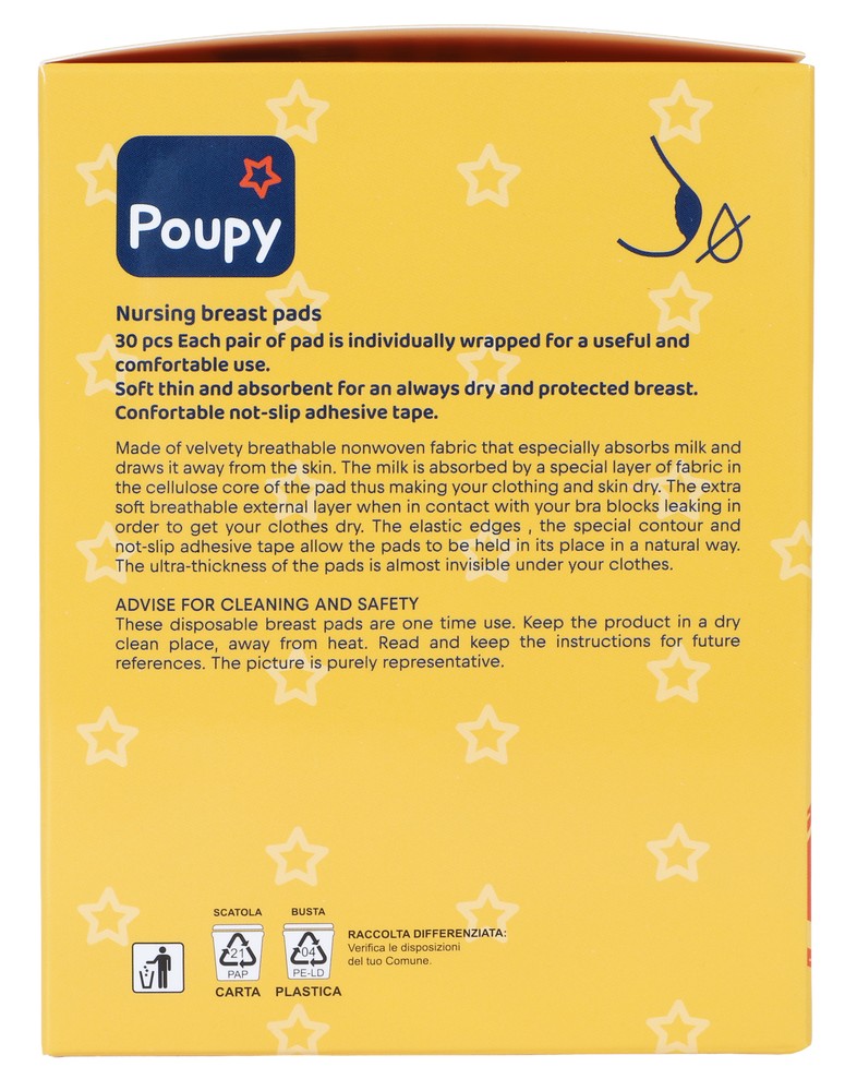 Coppette Assorbilatte Poupy Conf. Da 30 - Foto 2