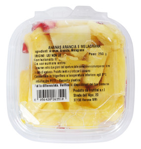 Macedonia Ananas Arancia Melagrana In Vaschetta - Foto 3