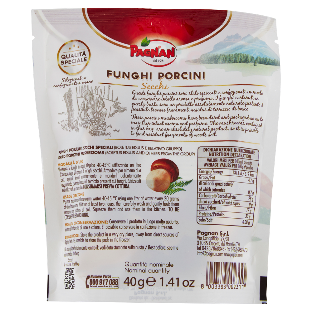 Funghi Porcini Secchi Qualita' Speciale Pagnan - Foto 3