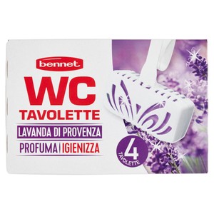 4 Tavolette Per Wc Freschezza Lavanda Bennet - Foto 1