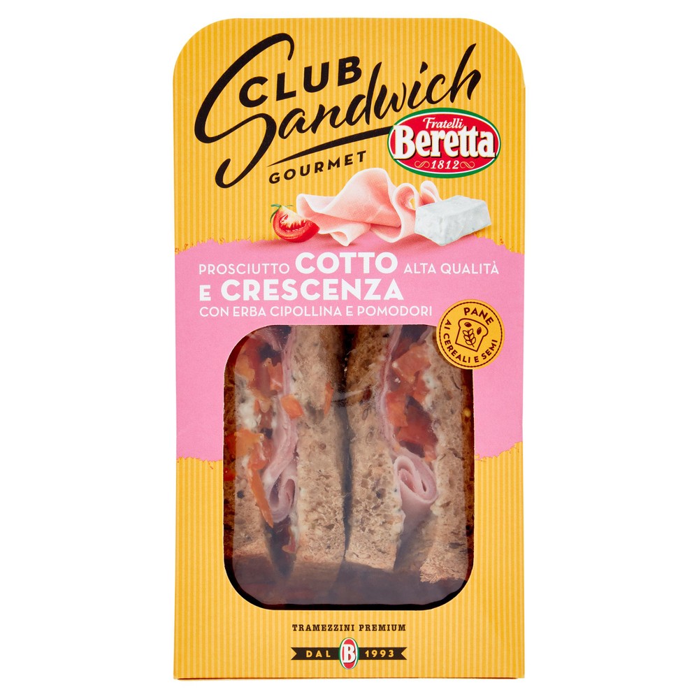 Tramezzini Club Sandwich Cotto Crescenza Beretta - Foto 1