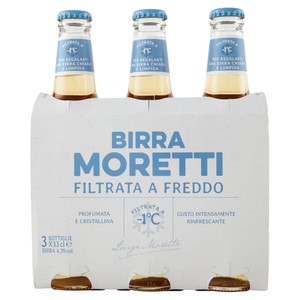 Birra Filtrata A Freddo In Vetro Moretti 3 Da Cl.33 - Foto 1
