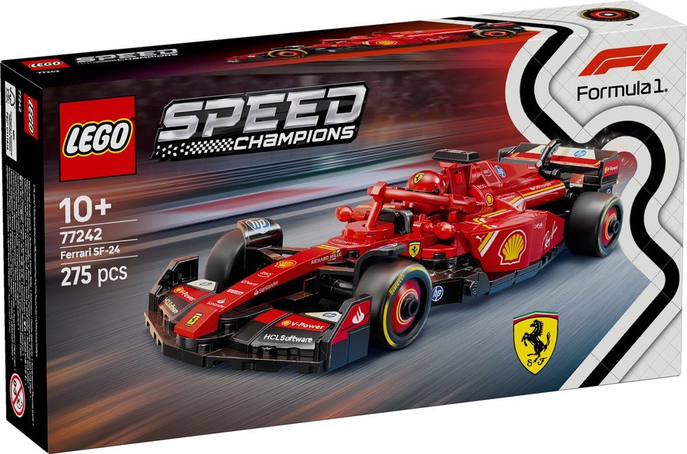 Auto Da Corsa F1 Ferrari Sf-24 Lego Speed - Foto 1