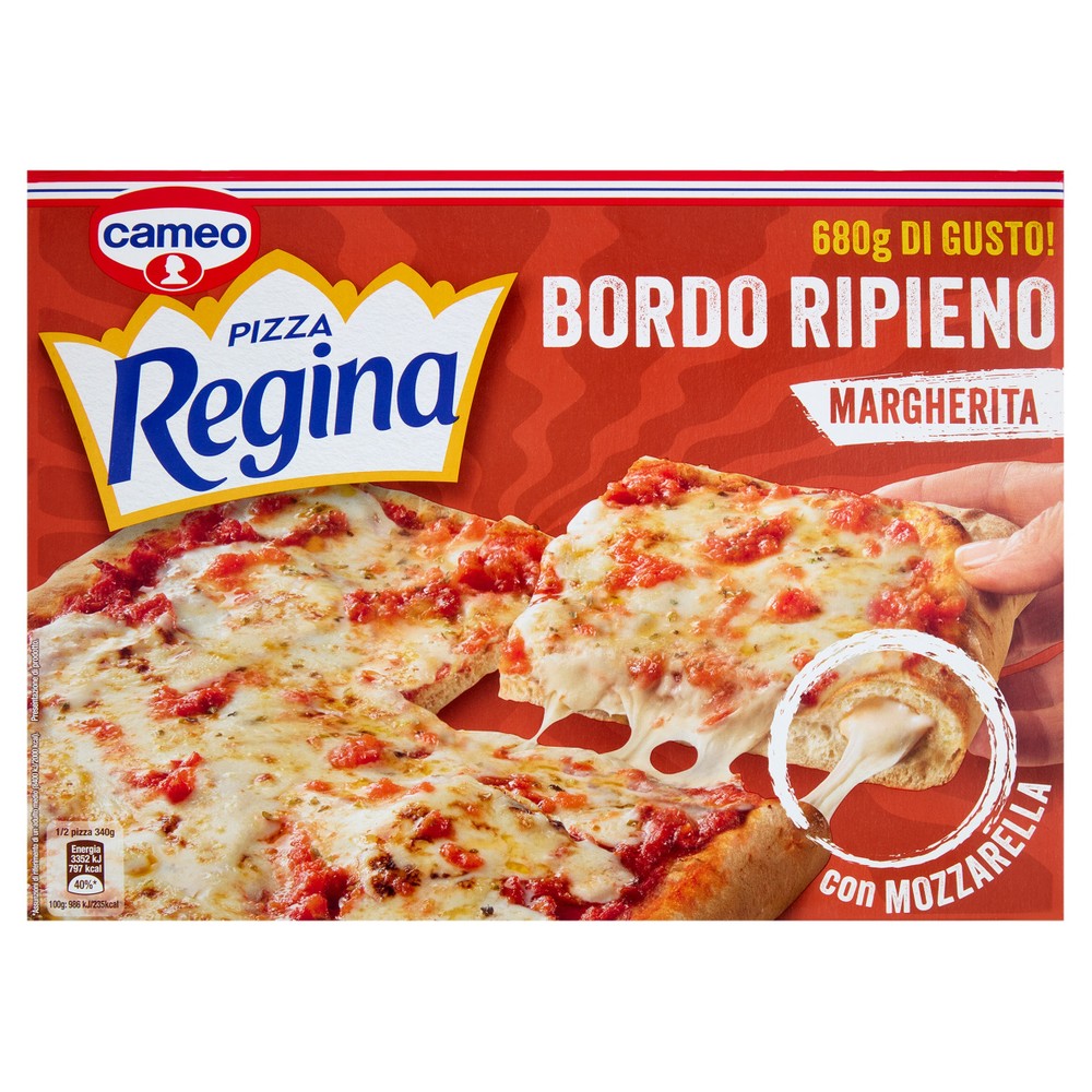 Pizza Regina Bordo Ripieno Margherita 680g Cameo - Foto 1