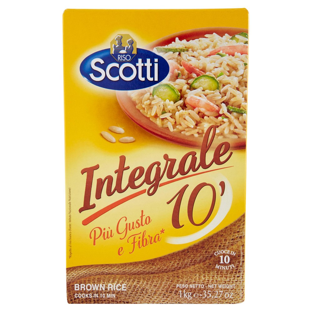 Riso Integrale Parboiled 10' Piu' Gusto E Fibra Riso Scotti - Foto 1
