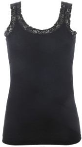 Maglia Donna Spalla Larga Con Pizzo 3 Nero Delinea - Foto 1