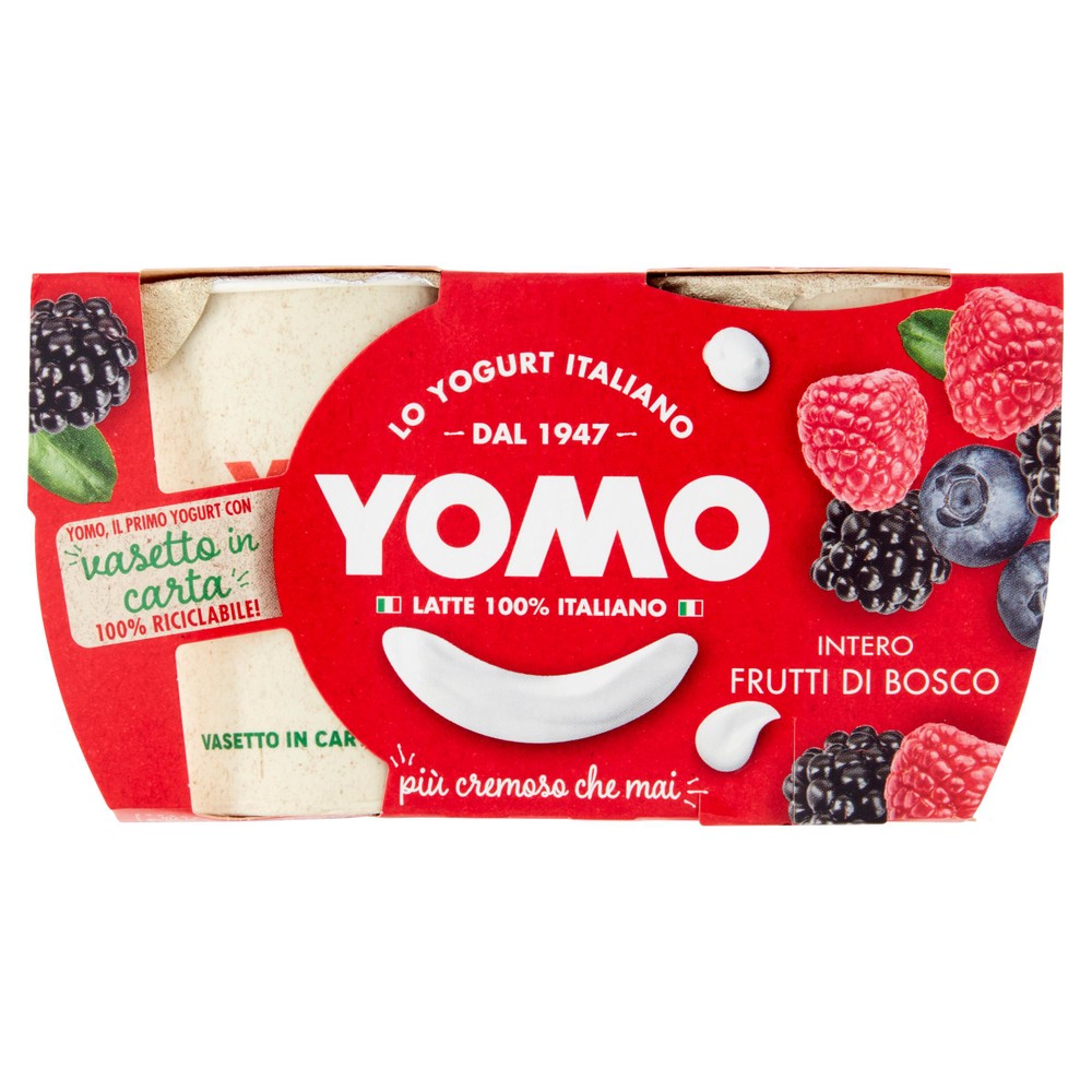 2 Yogurt  Frutti Di Bosco Yomo - Foto 1