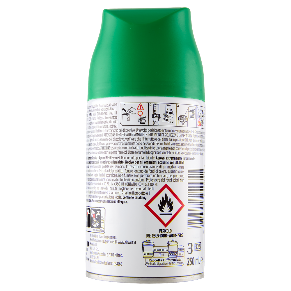 Ricarica Per Dedorante Ambiente Agrumi Fresh Matic Air Wick - Foto 3