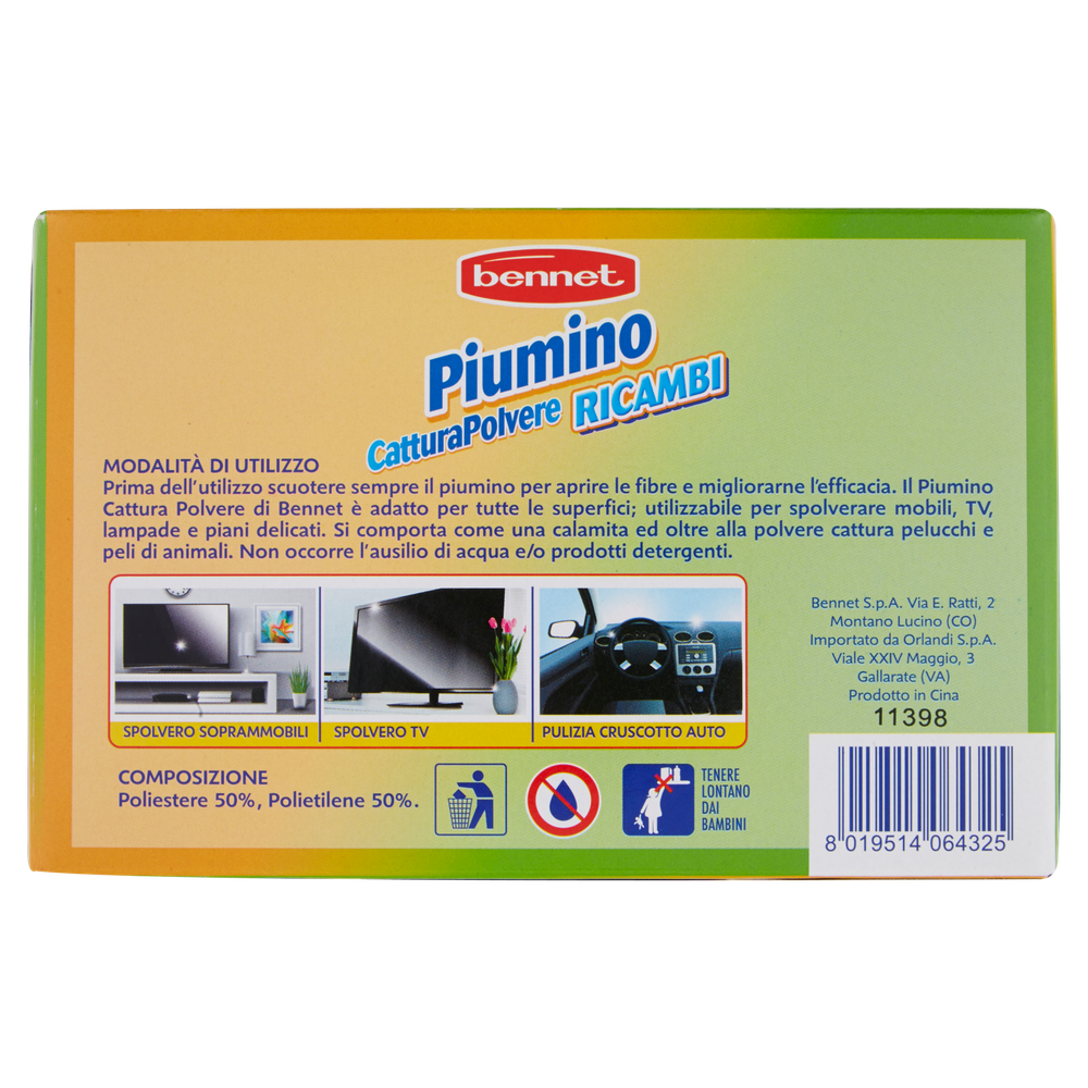 Ricambi Per Piumino Cattura Polvere Bennet 10 Pezzi - Foto 3