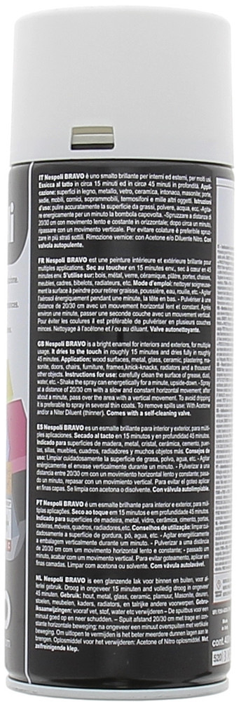 Spray Acrilico Brillante Bianco Opaco Nespoli Ml.400 - Foto 2