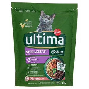 Alimento Secco Per Gatti Sterilizzato Salmone Ultima - Foto 1
