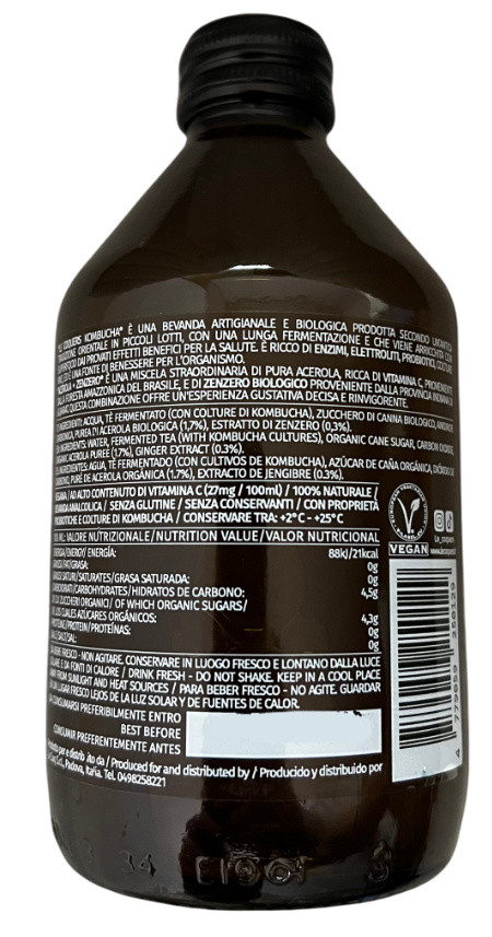 Kombucha Zenzero&Acerola Biologico Le Coquers - Foto 2