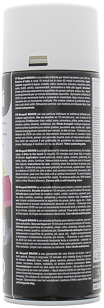 Spray Acrilico Brillante Bianco Puro Nespoli Ml.400 - Foto 2