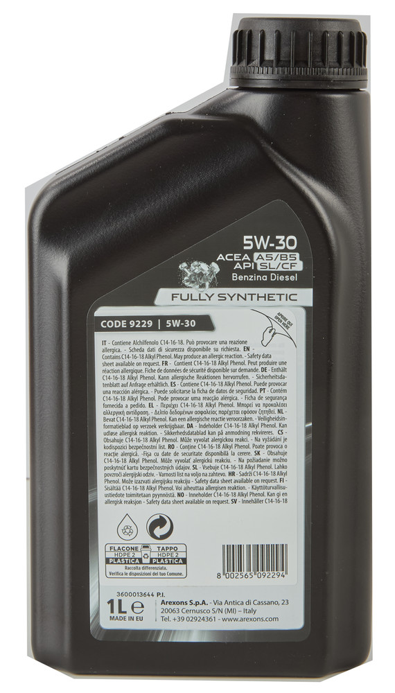 Olio Arx Totalmente Sintetico 5w30 1l Arexons - Foto 3