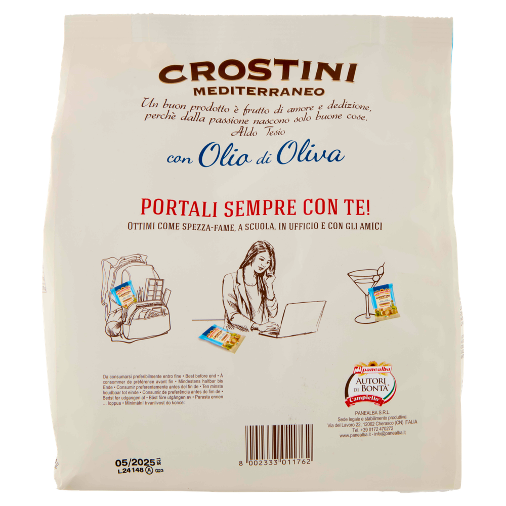 Crostini Gusto Mediterraneo Multipack Panealba - Foto 3