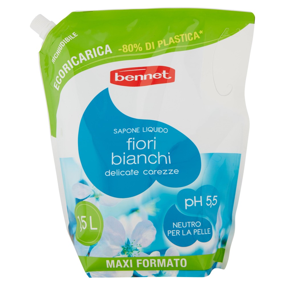 Pouch Sapone Fiori Bianchi Bennet - Foto 1