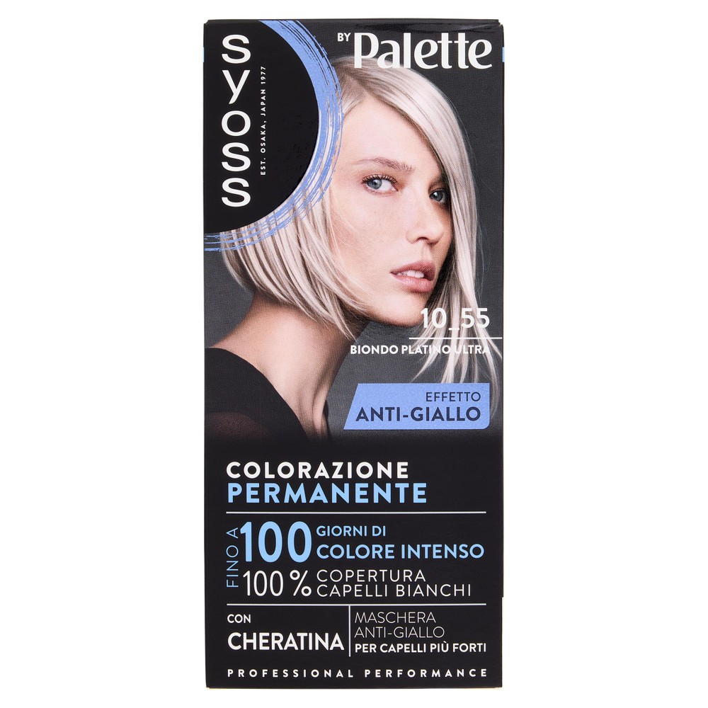 Colorazione Capelli Syoss By Palette 10.55 Biondo Platino Ultra - Foto 1