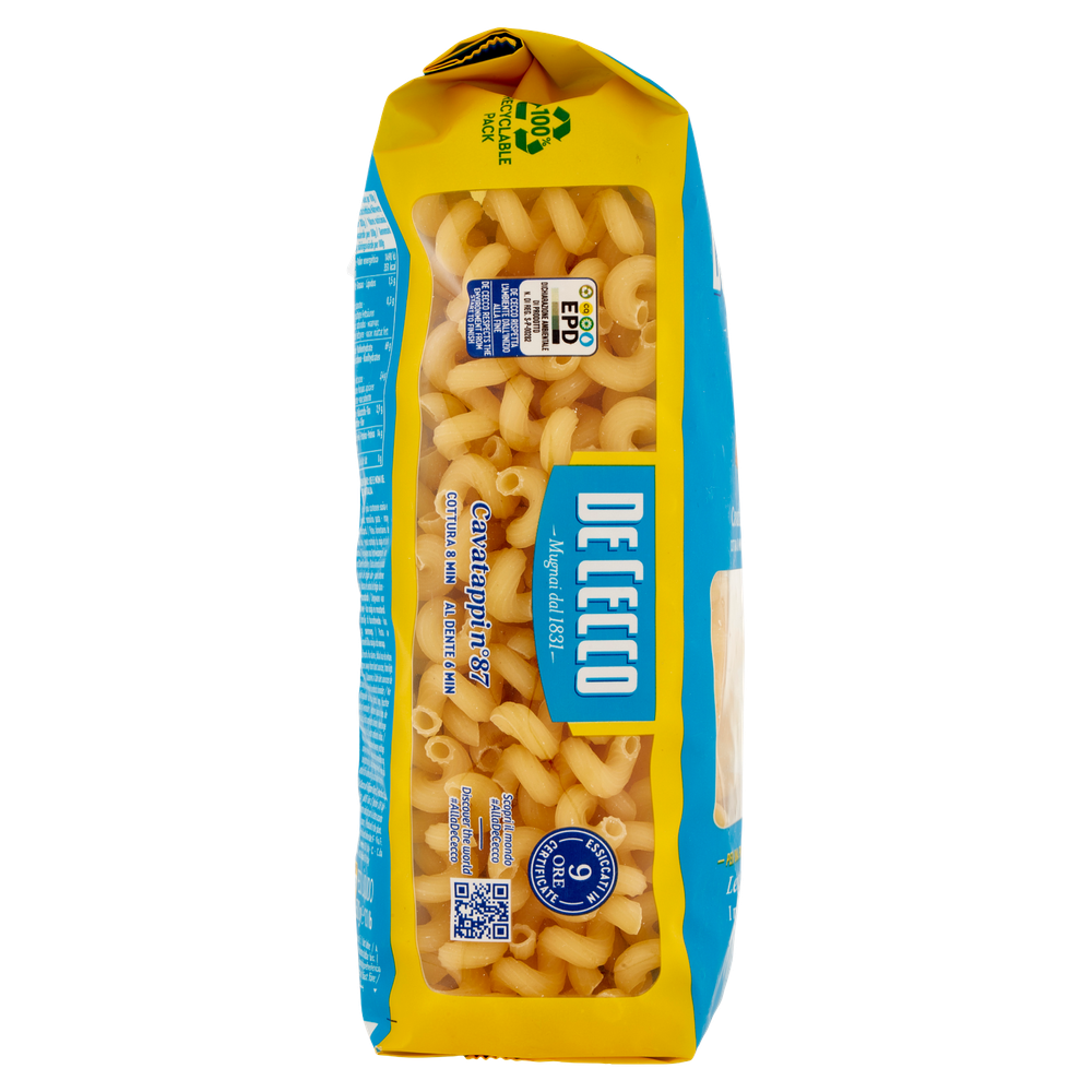 Pasta Cavatappi N.87 De Cecco - Foto 2