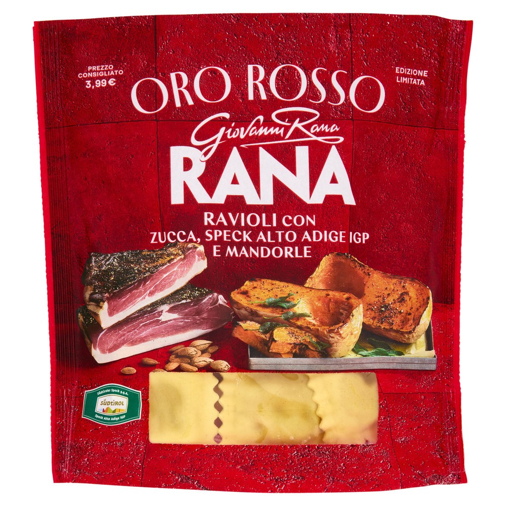 Ravioli Zucca Speck Igp E Mandorle Oro Rosso Giovanni Rana - Foto 1