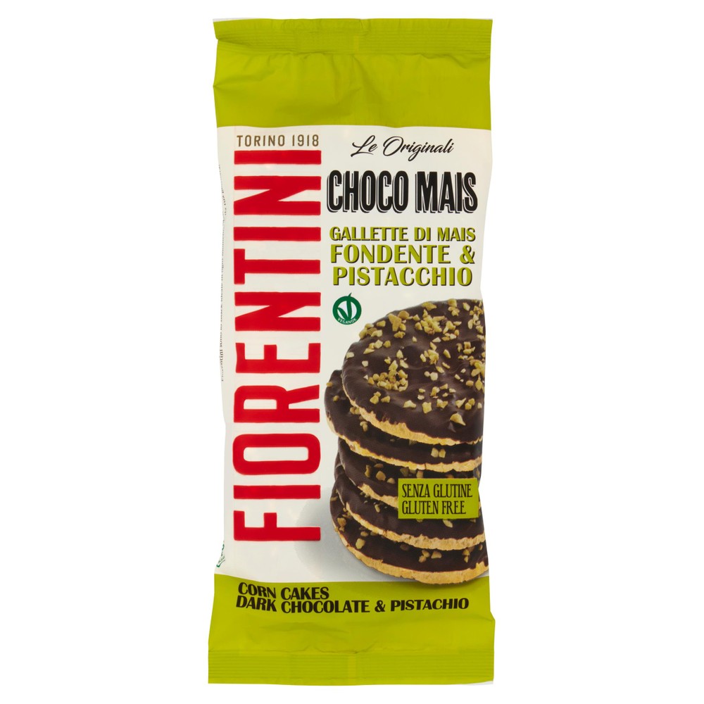 Gallette Di Mais Cioccolato E Pistacchio Gluten Free Fiorentini - Foto 1