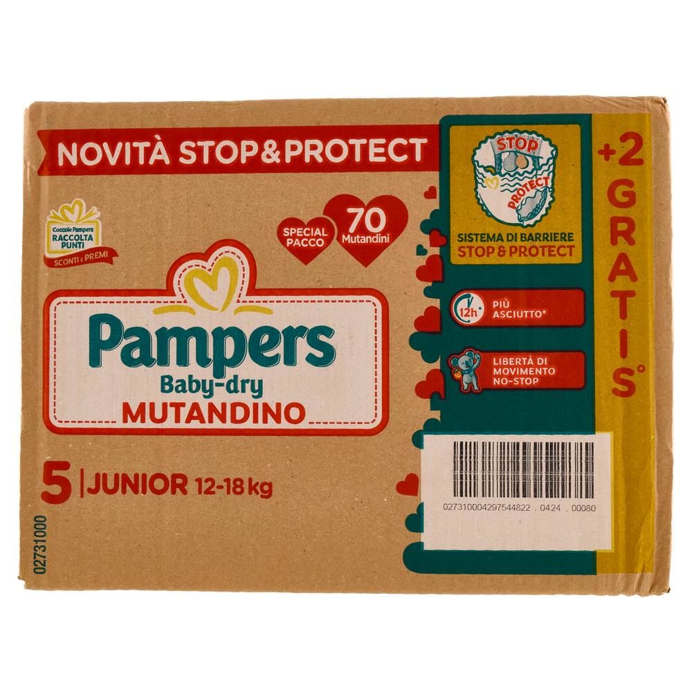 Pannolini Pampers Baby Dry Mutandino Special Junior - Foto 3