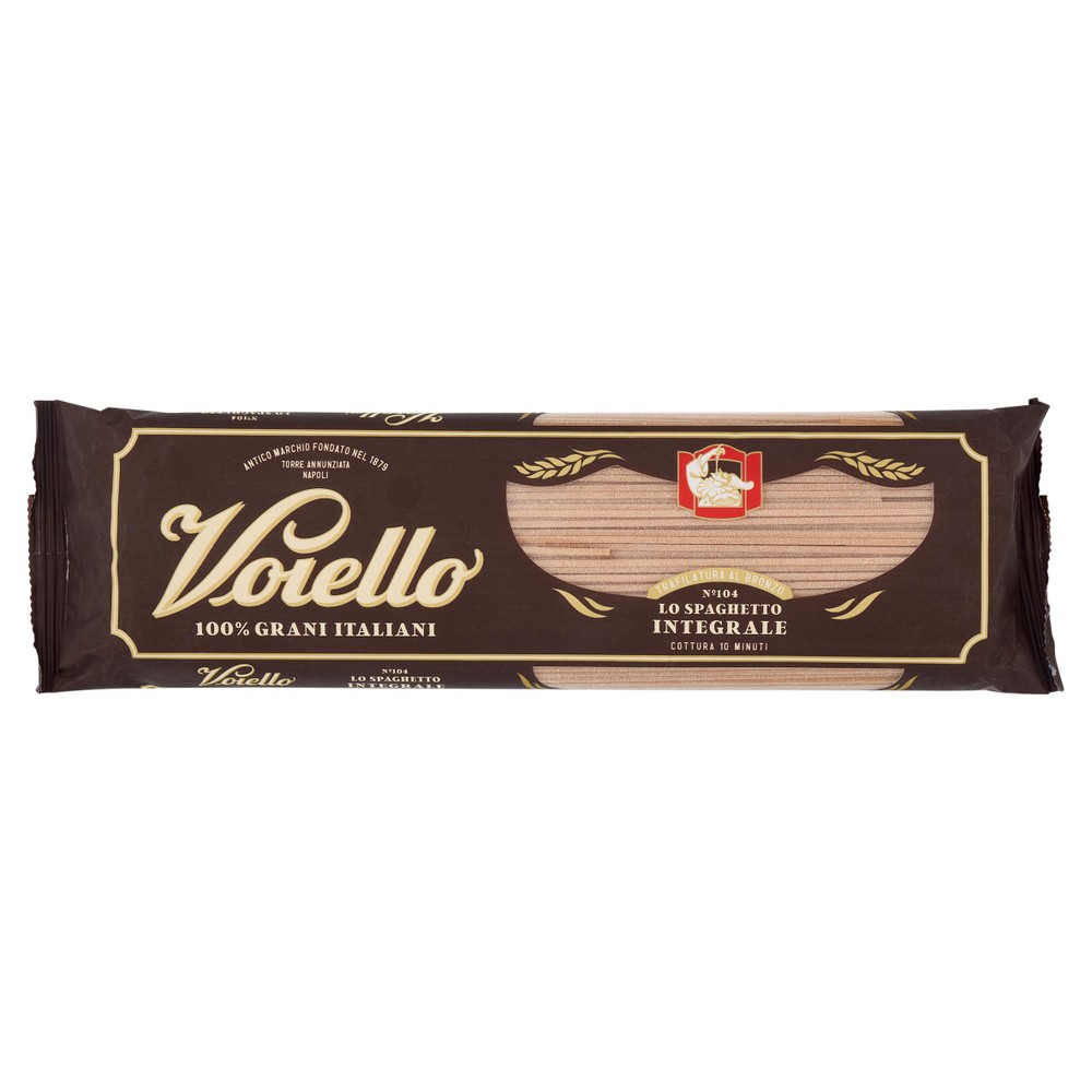 Pasta Lo Spaghetto Integrale Grano Aureo 100% Italiano Voiello - Foto 1