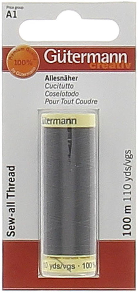 Filo Per Cucire Colore 701 Grigio Scuro Mt.100 Gutermann - Foto 1