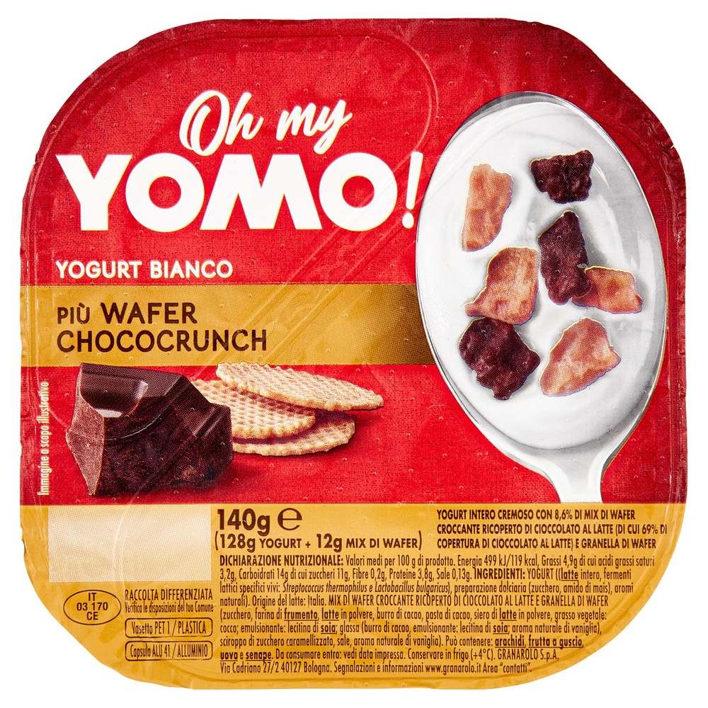 Yogurt Bianco E Chocowafer Oh My Yomo - Foto 1
