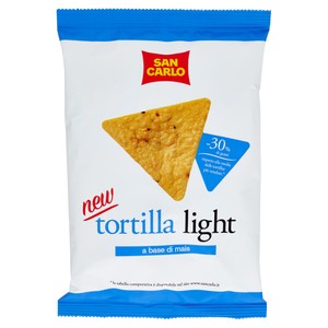 Snack Tortilla Light Di Mais E Fagioli Senza Glutine San Carlo - Foto 1