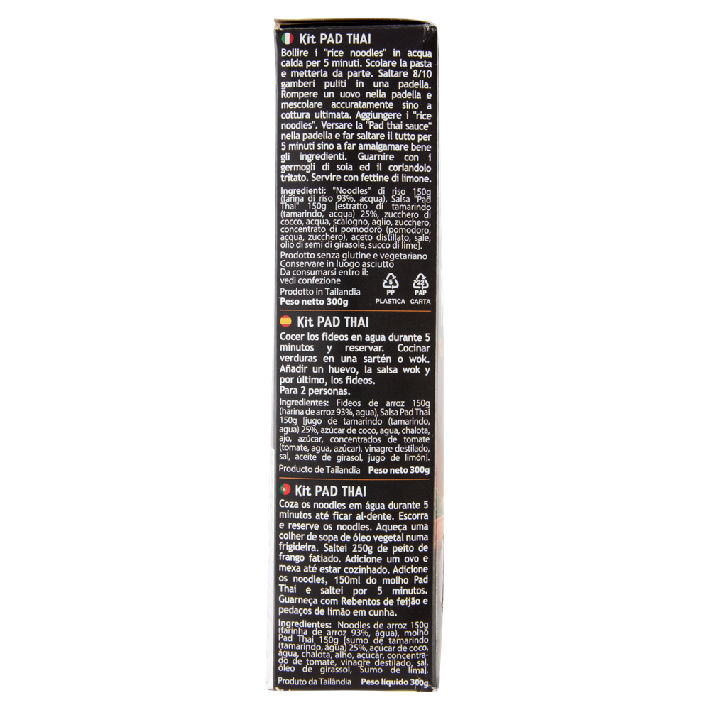 Siam Noodles Kit Pad Thai Rice Noodles & Pad Thai Sauce 300 G - Foto 2