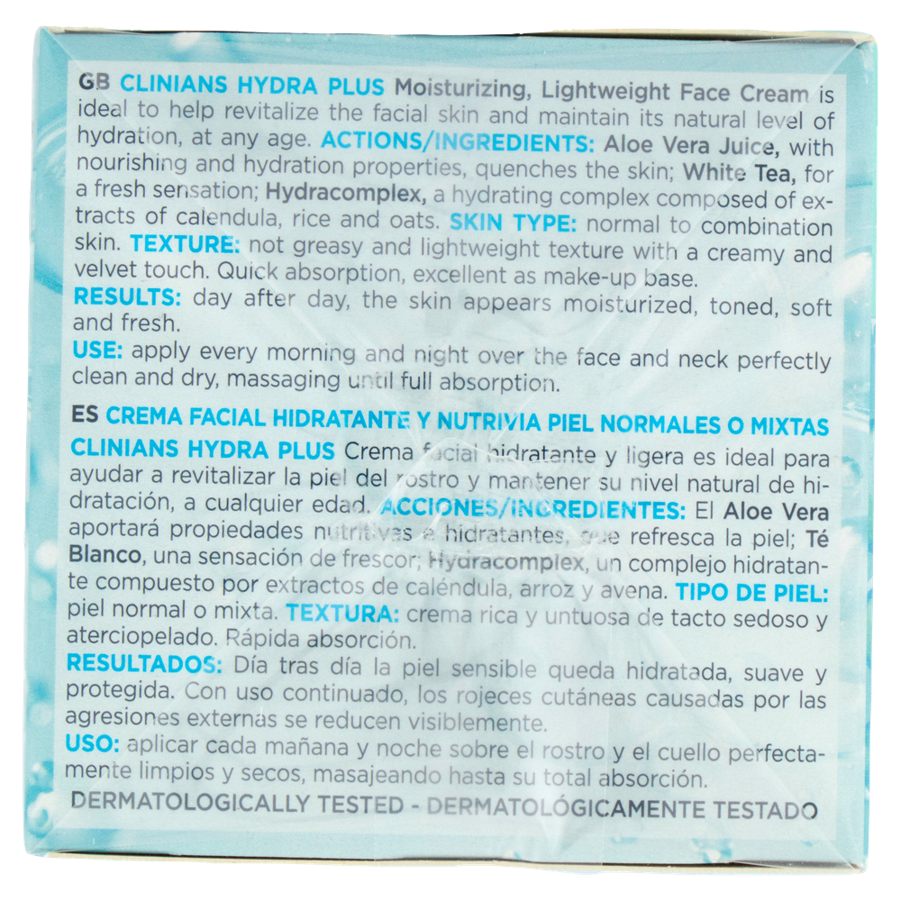 Crema Viso Idratante Leggera Clinians - Foto 2
