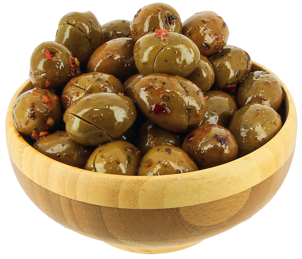 Olive Verdi Schiacciate Piccanti - Foto 1