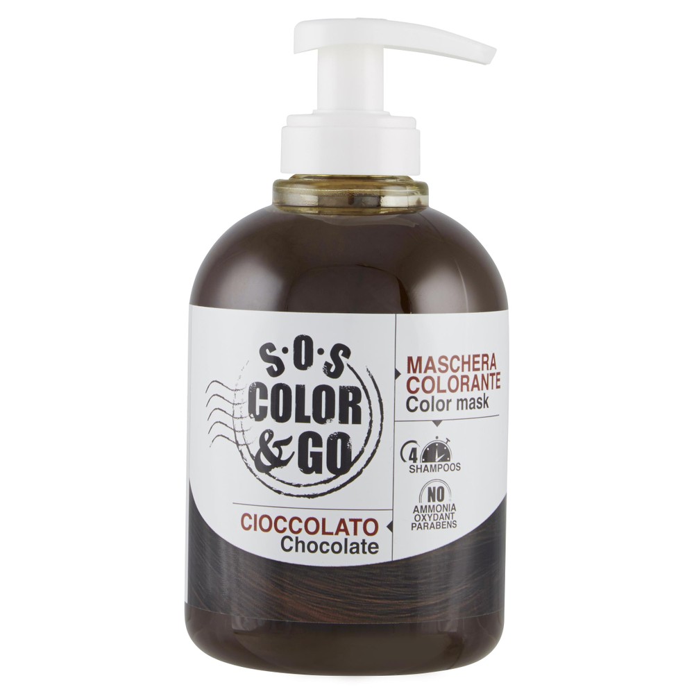 Maschera Colorante Capelli Sos Color & Go Cioccolato - Foto 1