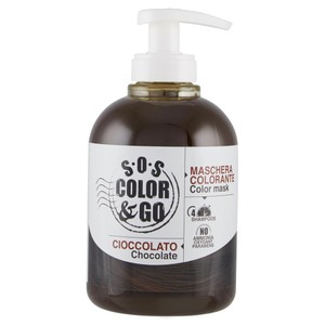 Maschera Colorante Capelli Sos Color & Go Cioccolato - Foto 1