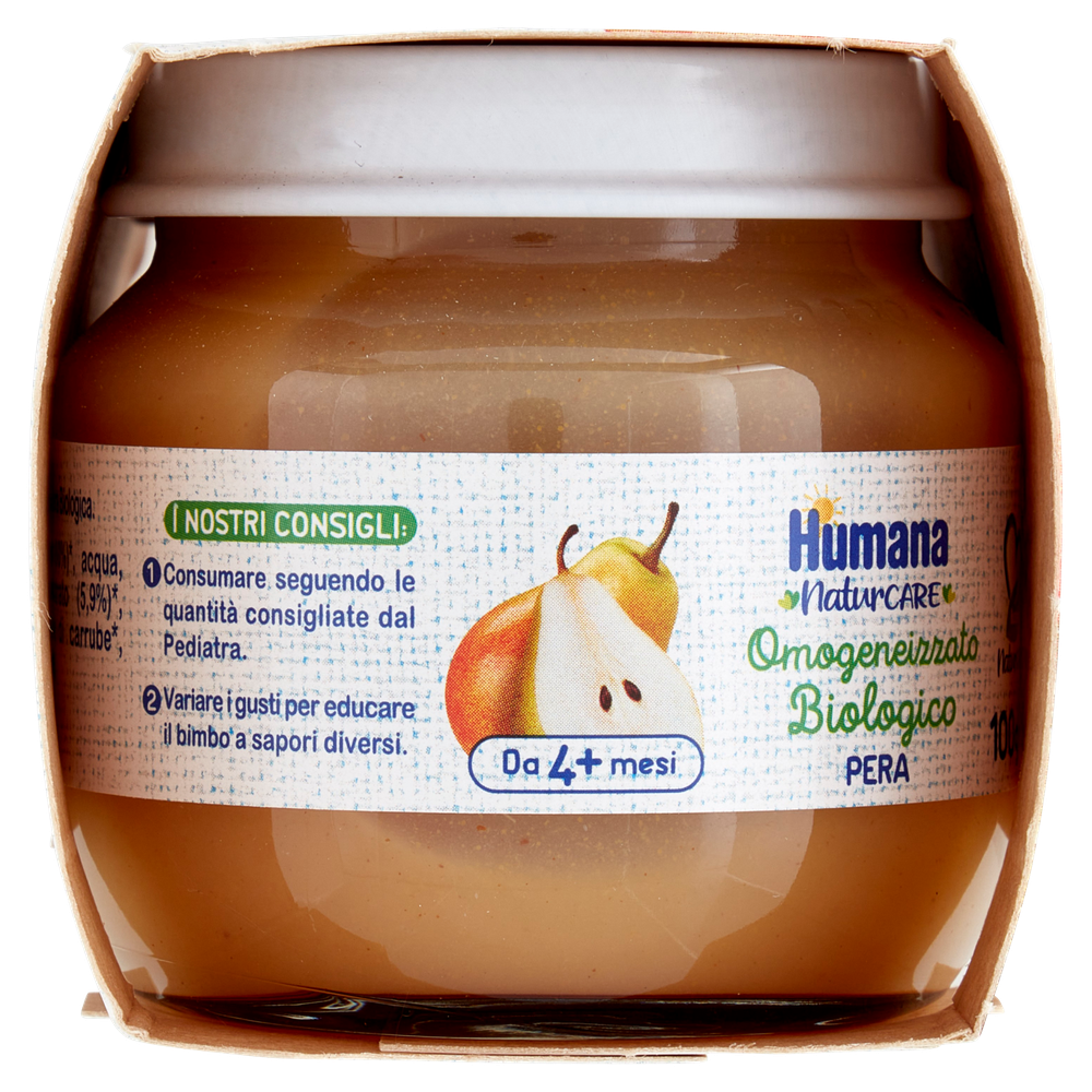 Omogeneizzato Di Pera Bio Humana 2x100 G. - Foto 2