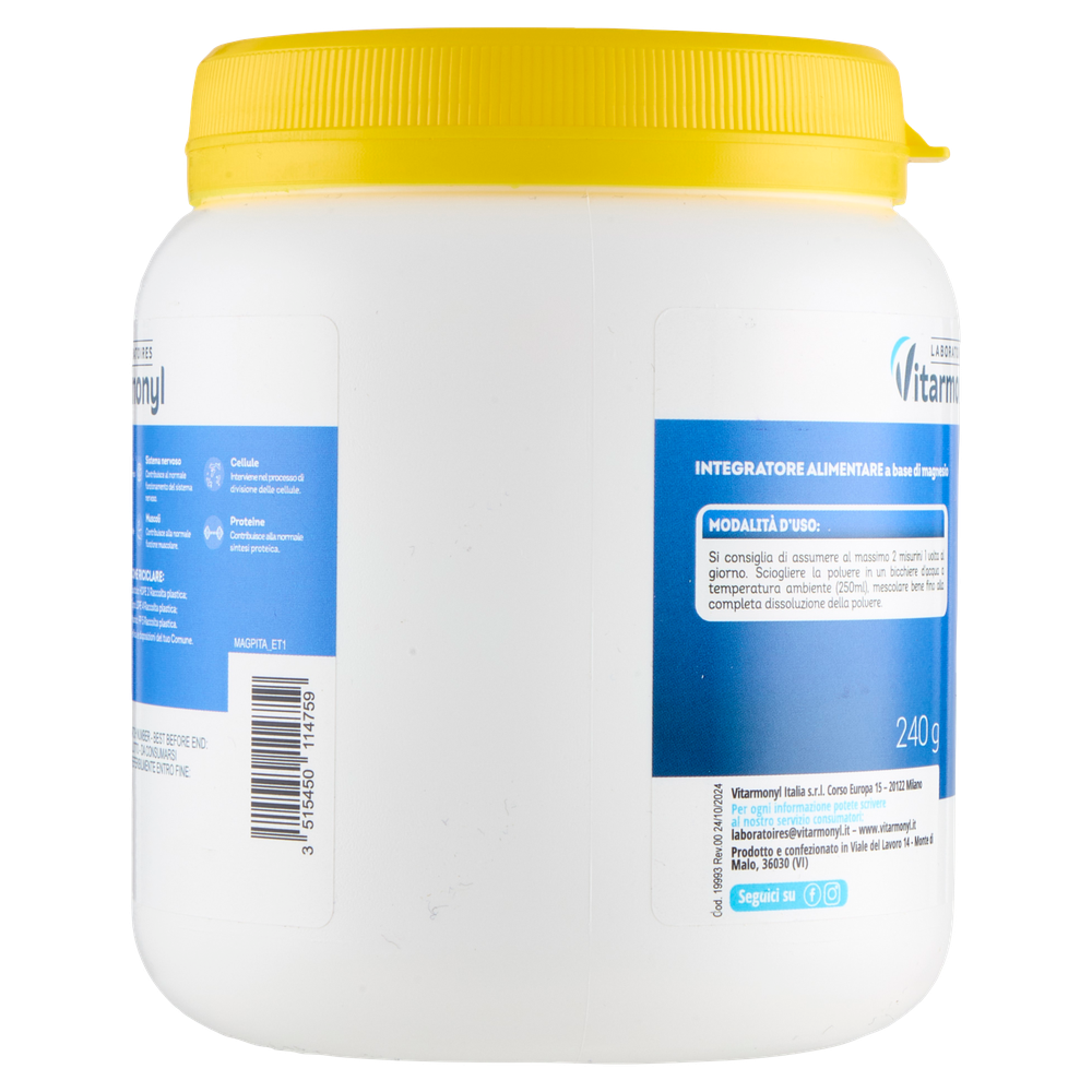 Laboratoires Vitarmonyl Magnesio Puro 240 G - Foto 3