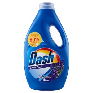 Dash Blu Detersivo Liquido Lavatrice Lavanda Dash 25 Lavaggi