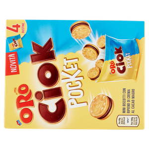Biscotti Oro Ciok Pocket Mini Con Crema Al Cacao Magro 4x40g Oro Saiwa - Foto 3