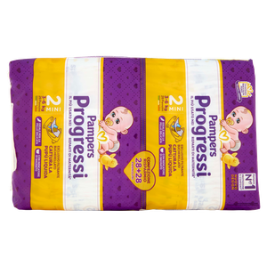 56 Pannolini Progressi Taglia 2 Mini Pampers - Foto 3