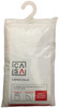 Lenzuolo Jersey Angoli Tinta Unita 1pz 1/2 Cm120x200 Bianco Casa