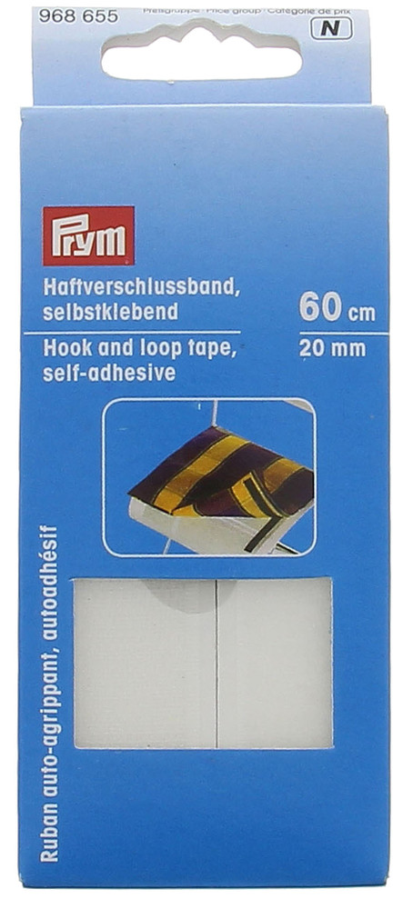 Nastro A Strappo Autoadesivo Bianco Mm.20 X Cm.60 Prym - Foto 1
