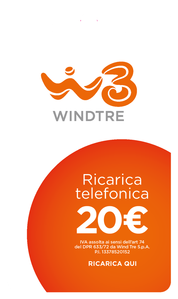 Wind Tre Ricarica Virtuale 20 Euro - Foto 1