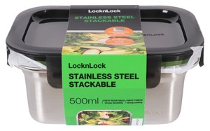 Contenitore Rettangolare In Acciaio Inox Adatto Al Microonde Lock&Lock - Foto 2