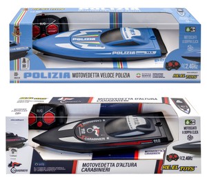 Battello Rc 2.4ghz, Licenza Ufficiale Polizia O Carabinieri Re.El Toys - Foto 1